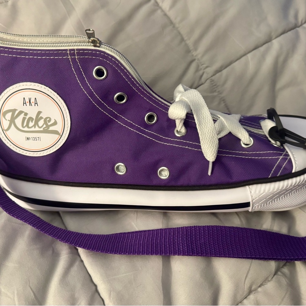 Purple purse sneaker